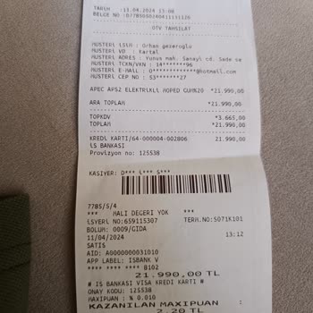 A101 Evrak Teslimatı Yapılmadı