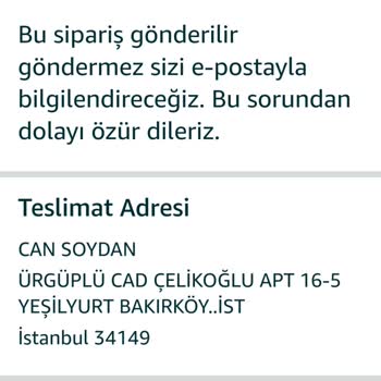 Türk Amazon'un Geciken Teslimatlardaki Umursamazlığı