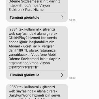 Vodafone Kendi Kendine Abonelik Başlatıyor