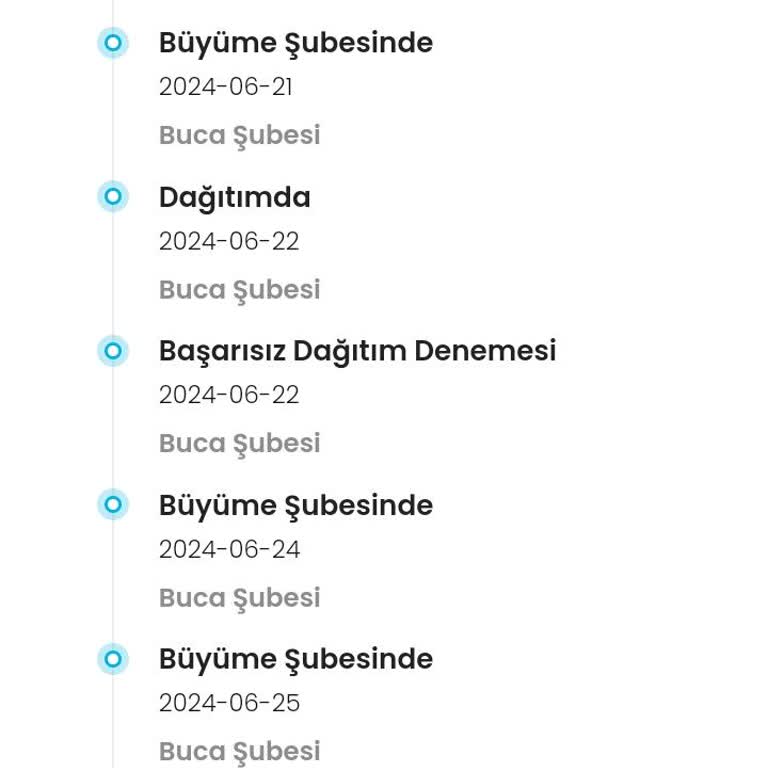 Kargoist Sorumsuzluğu Buca Şubesi Sorumsuzluğu