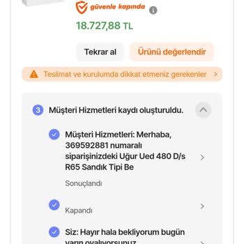 Hepsiburada Siparişimi Haberim Olmadan İptal Etti