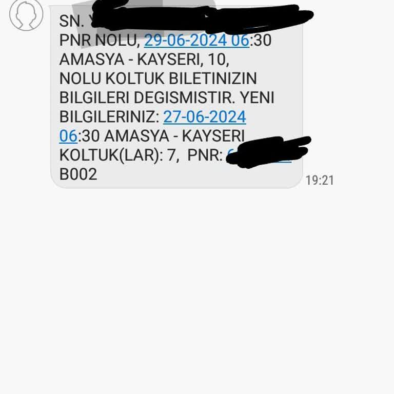 Obilet Bize Ait Bileti Başkasına Satmış