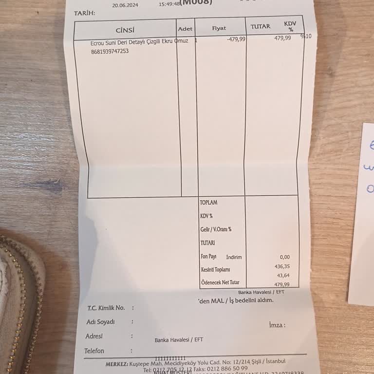 Tepe Nautilus AVM Yoyoso Ecrou Mağazasında Yaşadığım Ücret İadesi Problemi