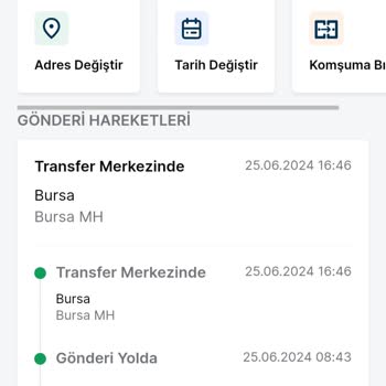 Trendyol Express Bursa İçi Teslim Edilmeyen Kargom