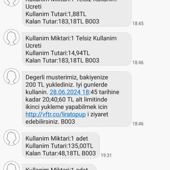 Vodafone 135 TL Mi Hizmet Vermeden Cebine İndirdi