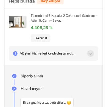 3 Aydır Satıcısı Hepsiburada Olan Siparişim Gelmedi Çözüm Bulunamıyor.