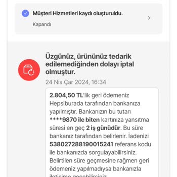 3 Aydır Satıcısı Hepsiburada Olan Siparişim Gelmedi Çözüm Bulunamıyor.