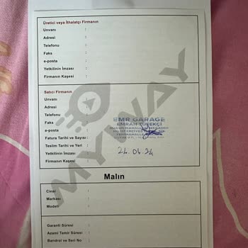 Emr Garage Emrgarage.com.tr Kasıtlı Yanlış Ürün Göndermesi