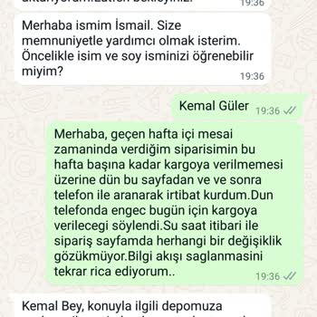 Bauhaus Kargolama Sıkıntısı. Gönderiyoruz Deyip Gönderiyorlar