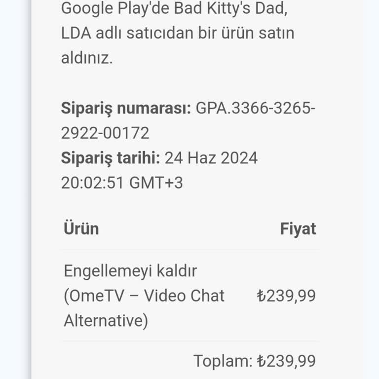 Omegle TV Omega TV Para İadesi