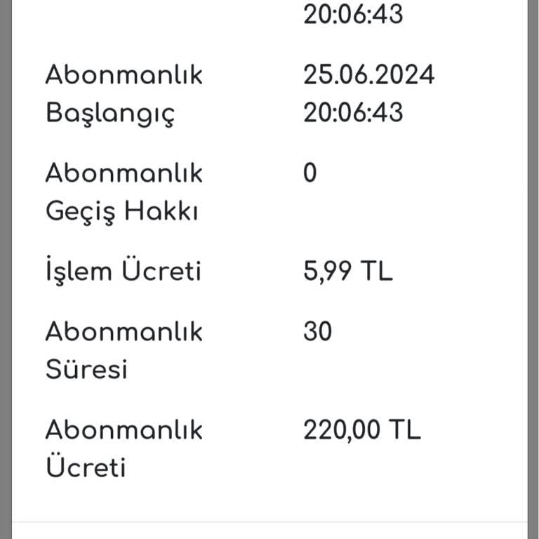 ABB - Ankara Büyükşehir Belediyesi Haksız Ücret Talebi