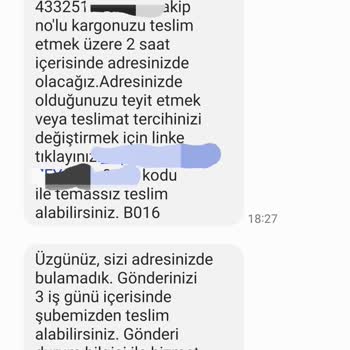 Aras Kargo Kargo Teslimatında Yaşanan Sorun Ve Yanıltıcı Bilgilendirme