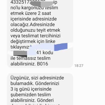 Aras Kargo Kargo Teslimatında Yaşanan Sorun Ve Yanıltıcı Bilgilendirme
