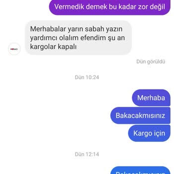 Modacı (Instagram: modacicom) Kargo Göndermiyor Mesajlara Bakmıyorlar