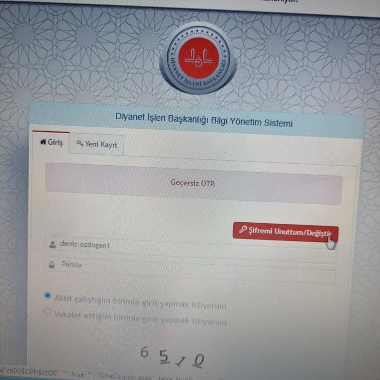 BiP Dibbys OTP Hatası