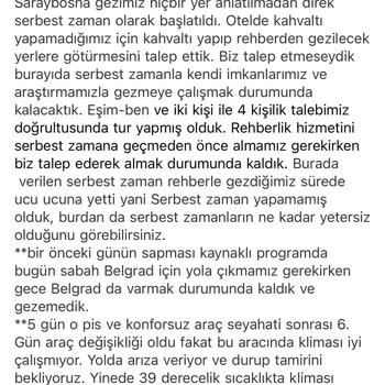 Touristica Balkan Turu Aldığımıza Pişman Olduk