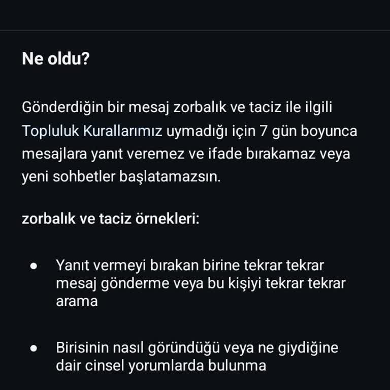 Instagram Mesaj Banı Oluyor