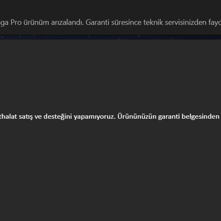 Amazon Türkiye - Razer Markalı Ürün Teknik Servis Mağduriyeti