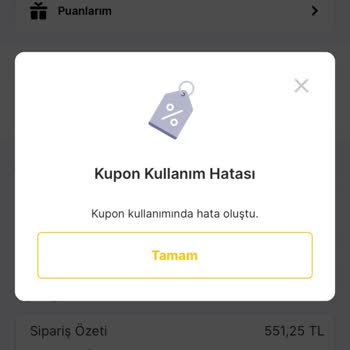 Migros Kampanya Kodu Kullanılamaması