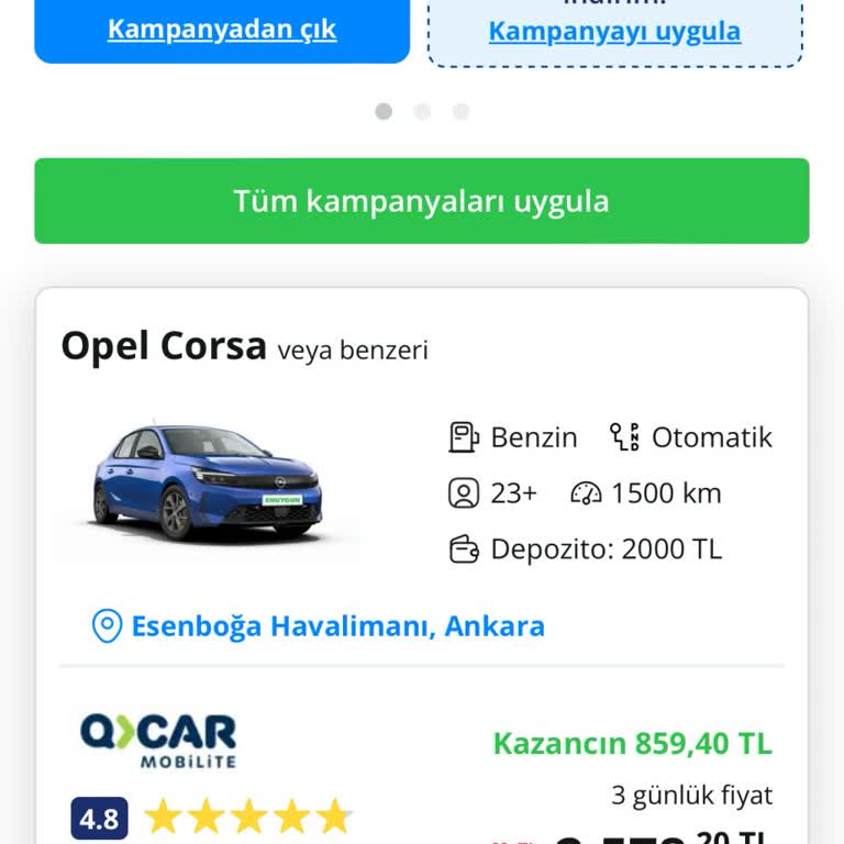 Enuygun.com Kredi Kartı Olmadan Araç Teslim Alamama Ve Kesinti Sorunu
