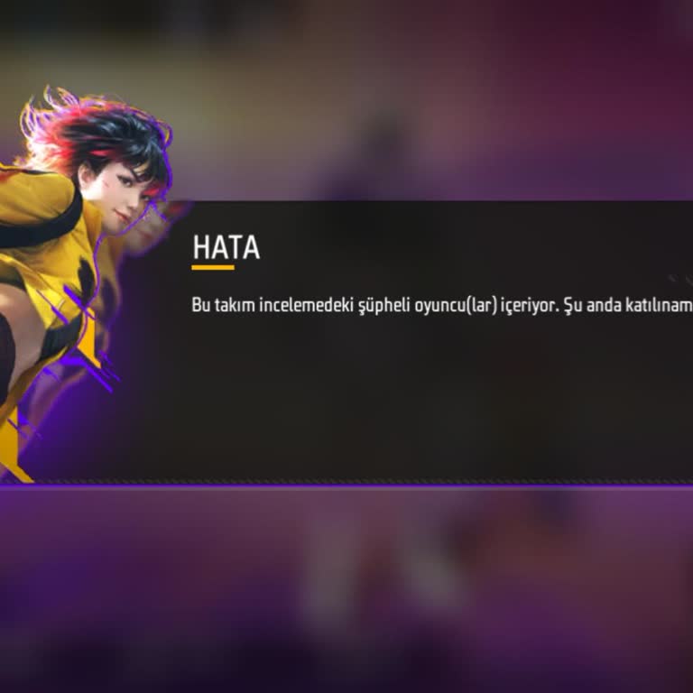 Garena Free Fire Takım Oyununa Ve Gruplara Giremiyorum