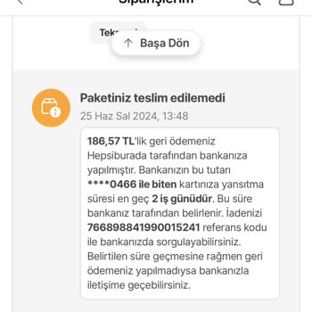 Sürat Kargo Hepsiburada'dan Yaptığım Alışverişten Şikayetim