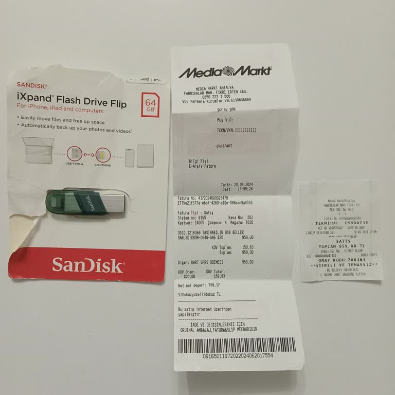 Antalya Media Markt Ayıplı Mal Satıyor.