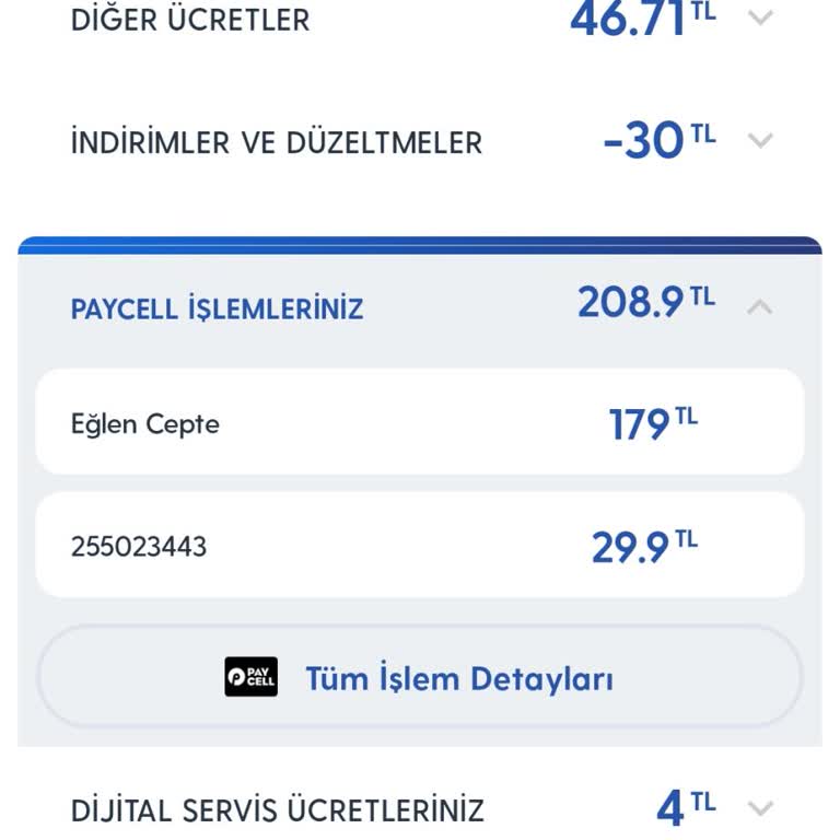 Eğlen Cepte Turkcell Paycell Bilgim Dışında İşlem Yapması