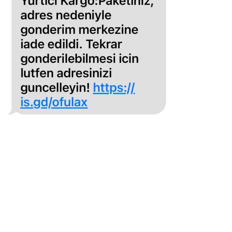 E-ticaret Marka Taklidiyle Dolandırıcılık Tehlikeli Spam Mesaj Gönderilmesi