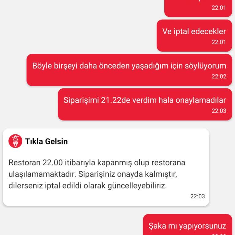 Burger King Geç Onaylanan Sipariş Ve Yetersiz Müşteri Hizmetleri