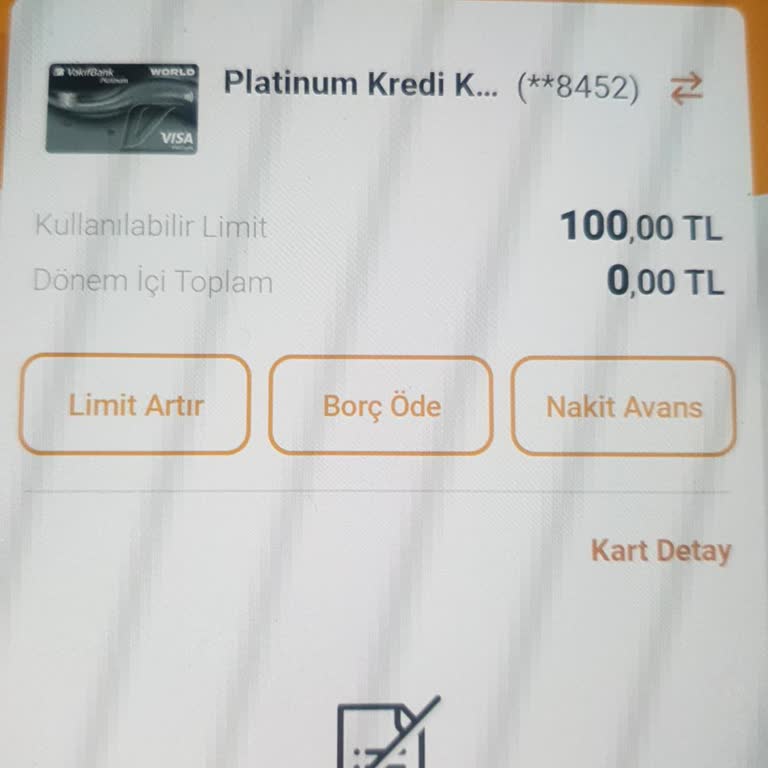VakıfBank Kredi Kartı Limit