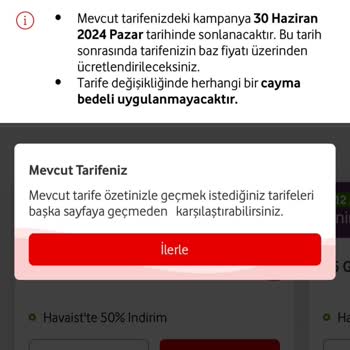 Vodafone Taahhüdüm Bitiyor İnanılmaz Yüksek Fiyatlar
