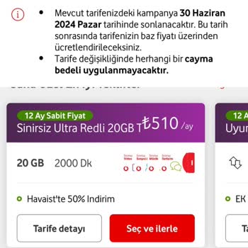 Vodafone Taahhüdüm Bitiyor İnanılmaz Yüksek Fiyatlar