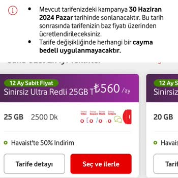 Vodafone Taahhüdüm Bitiyor İnanılmaz Yüksek Fiyatlar