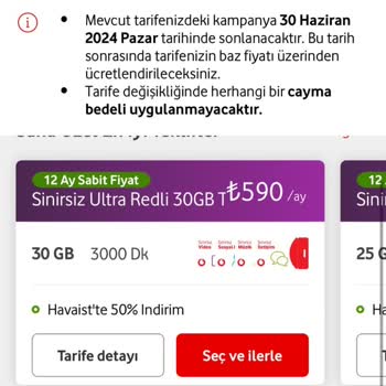 Vodafone Taahhüdüm Bitiyor İnanılmaz Yüksek Fiyatlar