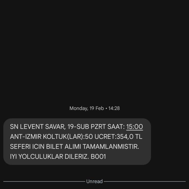 Obilet E Hiçbir Şekilde Ulaşamama Ve Seferin Saatinin Yanlış Olması