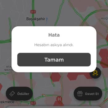 Martı Tag Sürücü Hesabım Süresiz Askıya Alındı Kimse Nedenini Bilmiyor