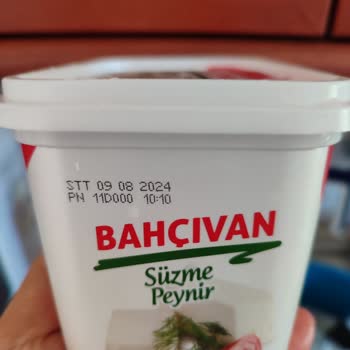 Küflü Çıkan Bahçıvan Marka Süzme Peynir