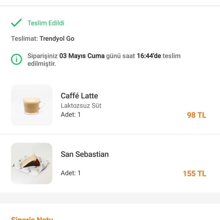 Trendyol Yemek Sipariş Yanlış Geldi