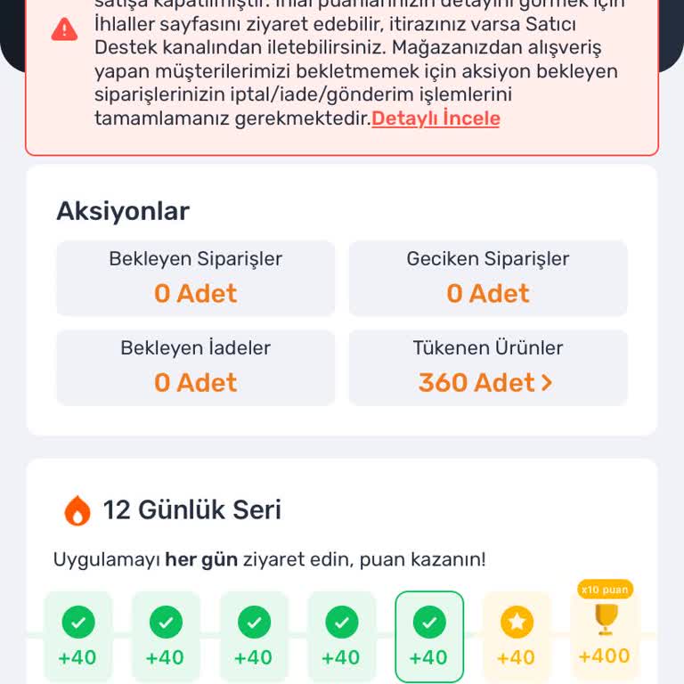 Trendyol 48 İhlal Aldım Yardım Talep Ediyorum