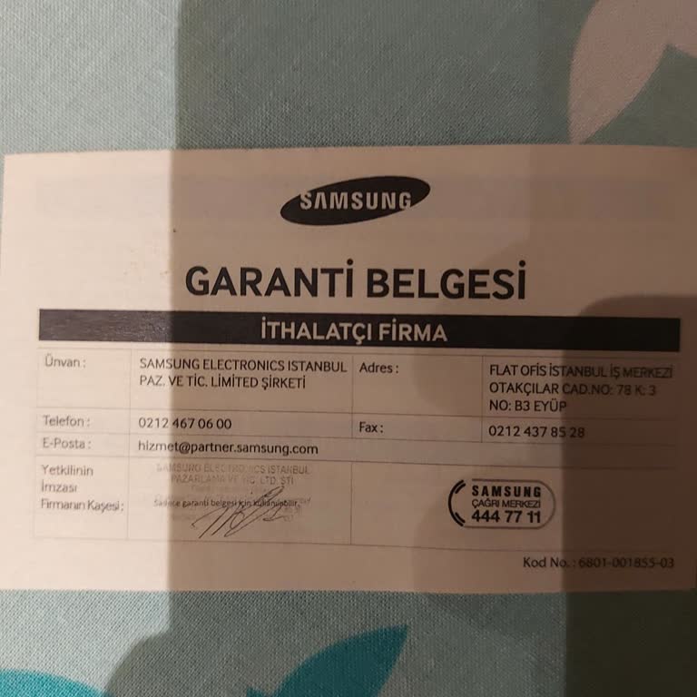 Samsung Çamaşır Makinesi Servis Problemi