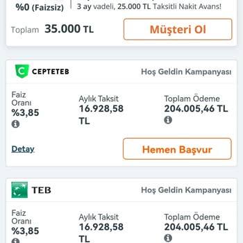 CepteTeb Hoş Geldin Faizi Hayal Kırıklığı Yarattı