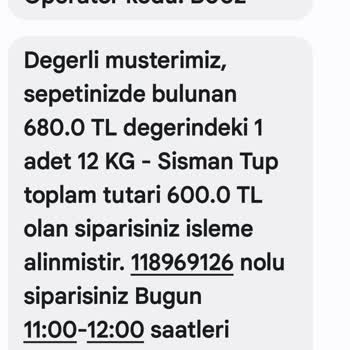 İpragaz Tüp Ve Bayii Şikayeti