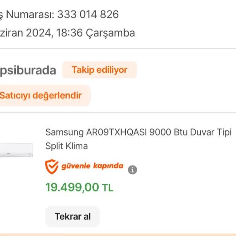 Samsung Klima Servis Hizmetinde Yaşanan Gecikme Ve İlgisizlik