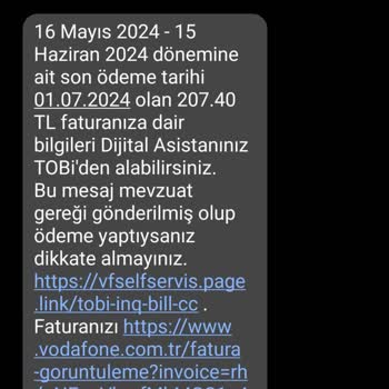 Vodafone Temsilcilerinin Yanlış Bilgilendirmesi Yanlış Fatura Kesilmesi