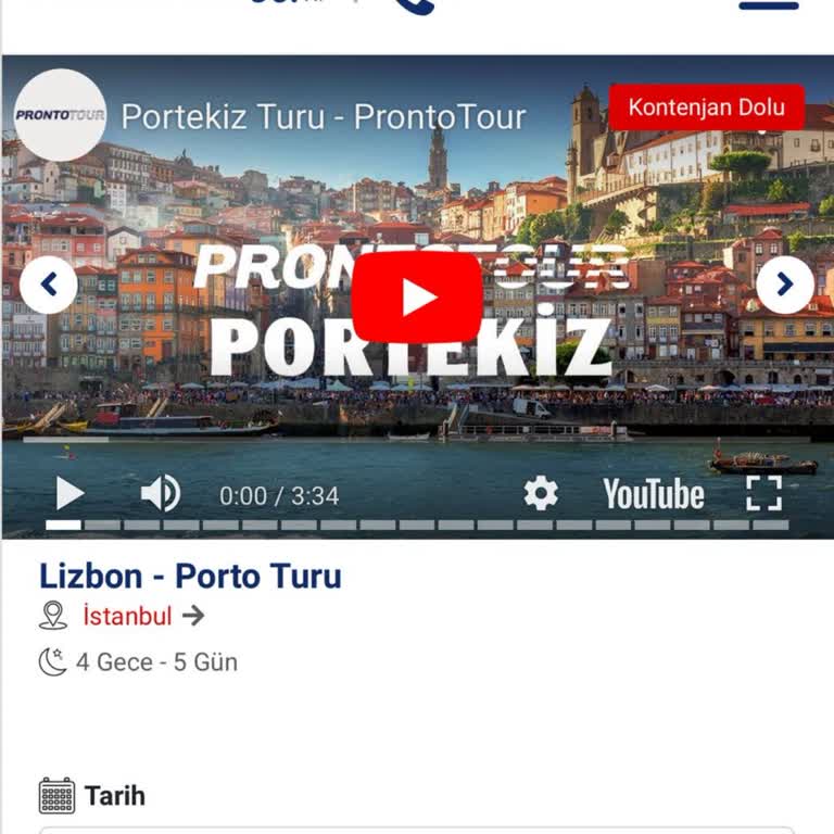 Prontotour Pronto Aynı Turu 2 Farklı Fiyata Satıyor