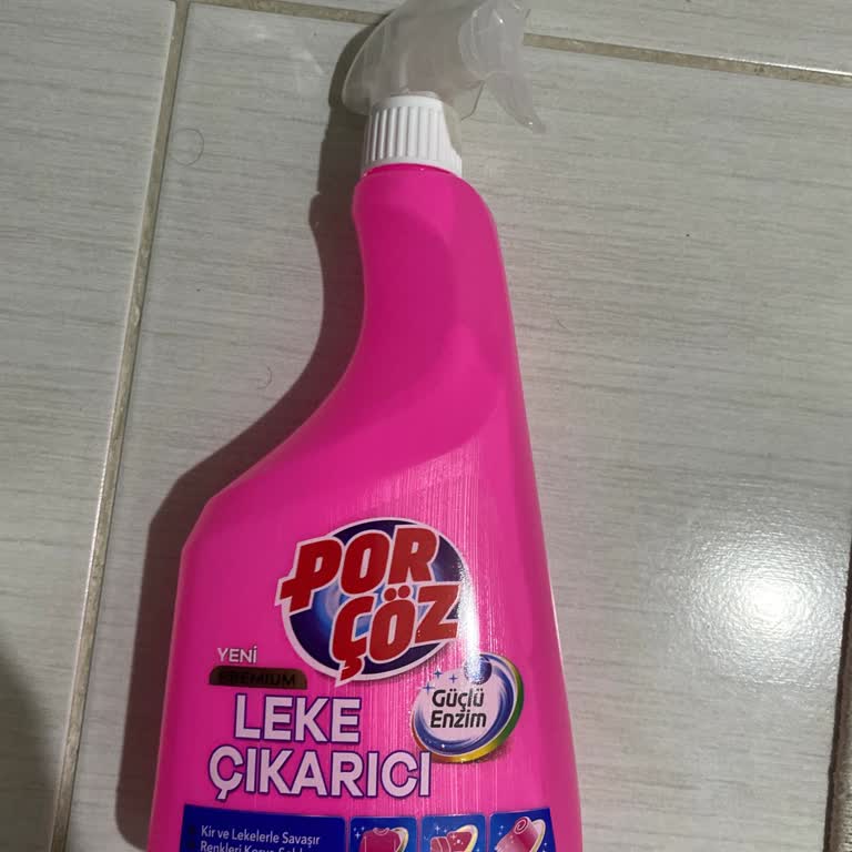 Porçöz Leke Çıkarıcı Kıyafetleri Deliyor