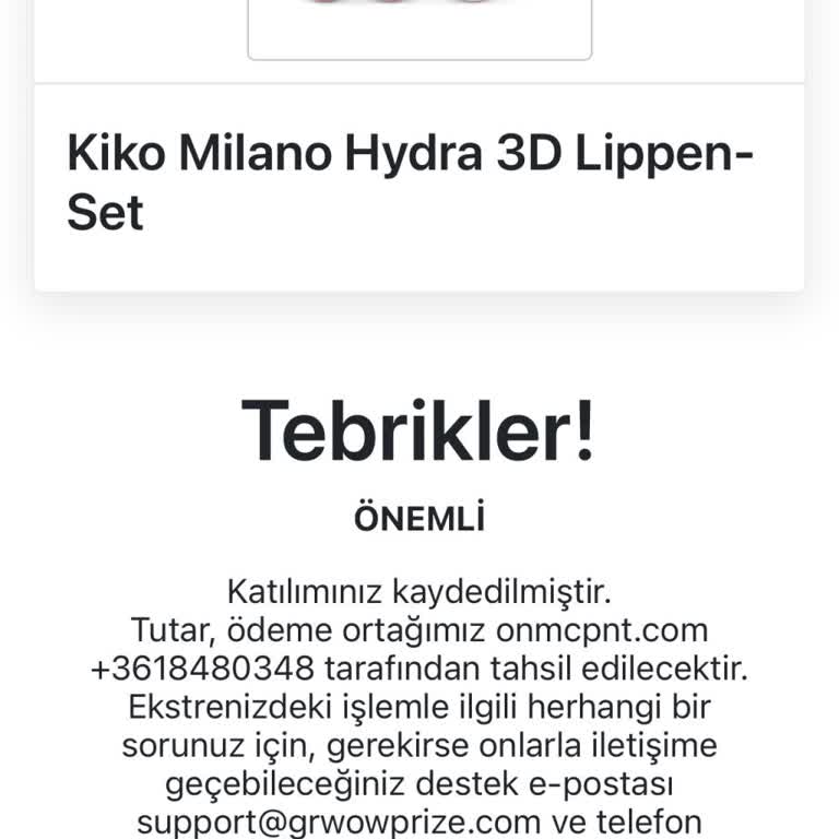 Kiko Milano Kilo Milano İsmi İle Sahte Hesap Mağdurları