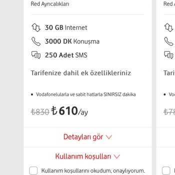 Vodafone Fahiş Fiyat Şahıslara Özel