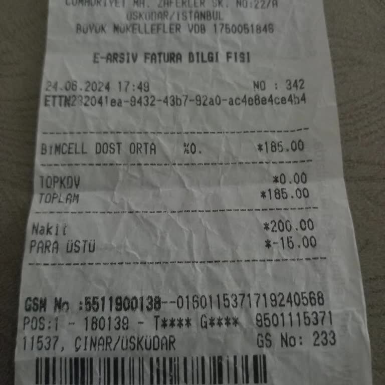 Bimcell Paket Hattıma Tanımlanmadı